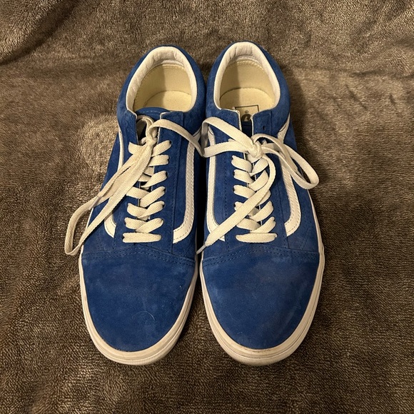 Men’s blue suede Old Skool Vans - Picture 4 of 5